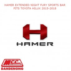 HAMER EXTENDED NIGHT FURY SPORTS BAR FITS TOYOTA HILUX 2015-2018